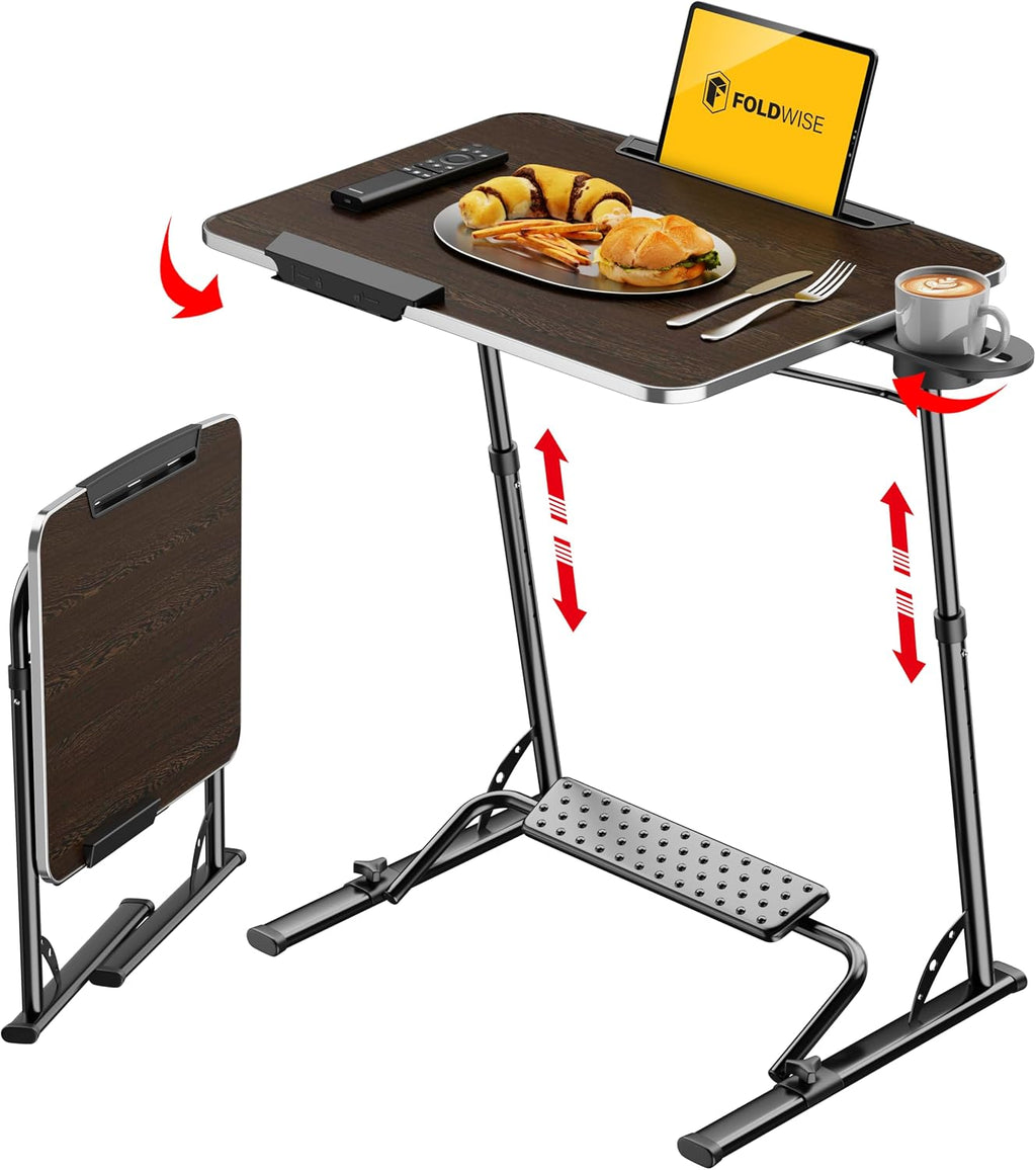 Sturdy Folding Couch TV Tray Table