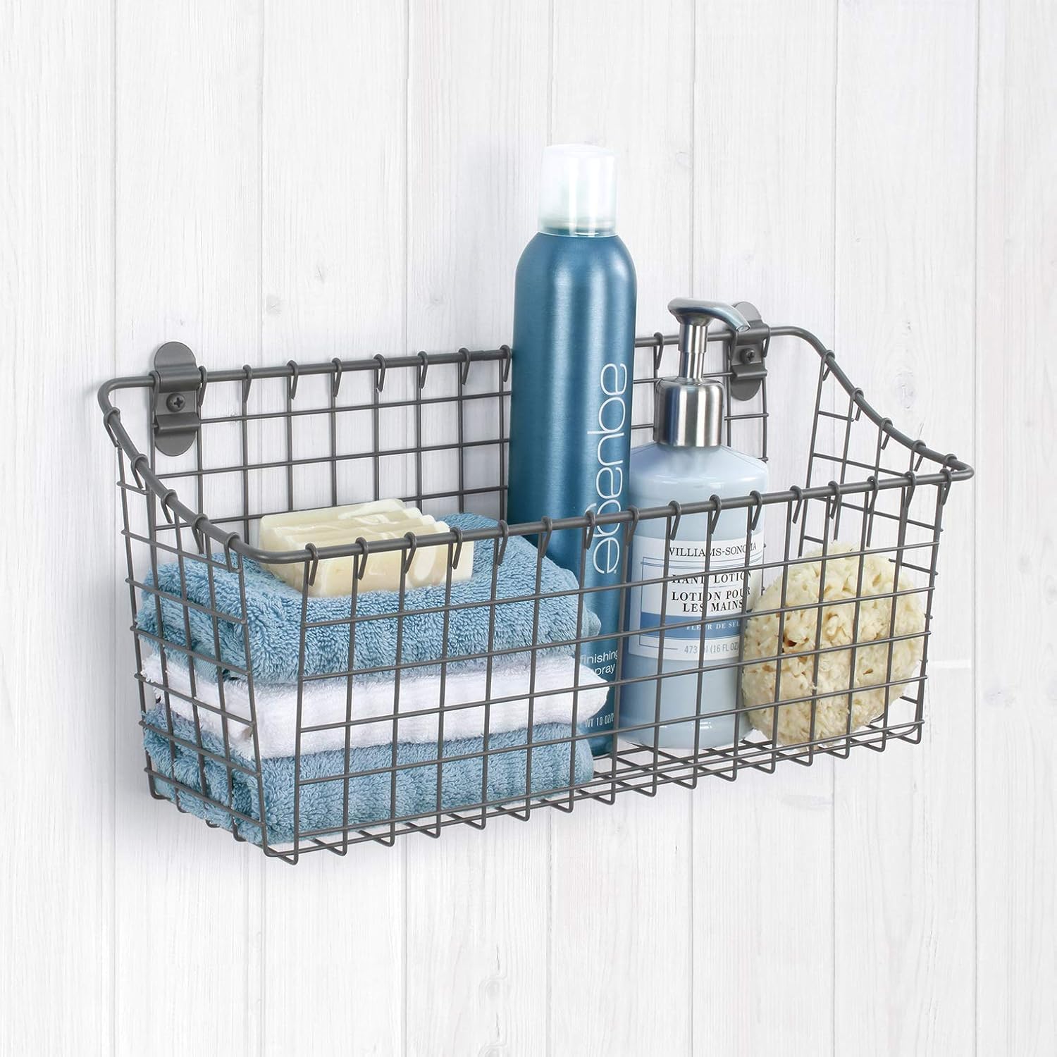 Large Wire Wall‑Mounted Storage Basket