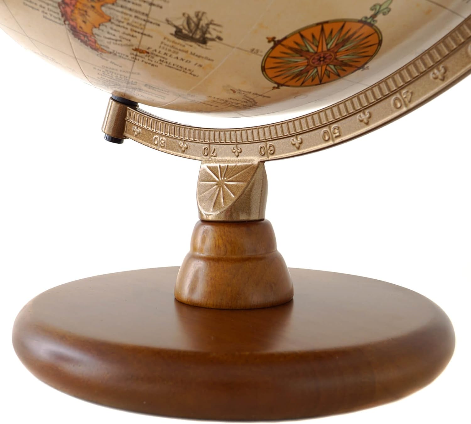 12‑Inch Antique English World Globe