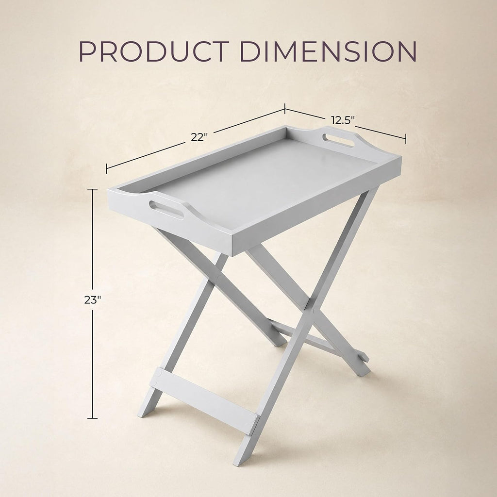 Folding Removable‑Top TV Tray Table