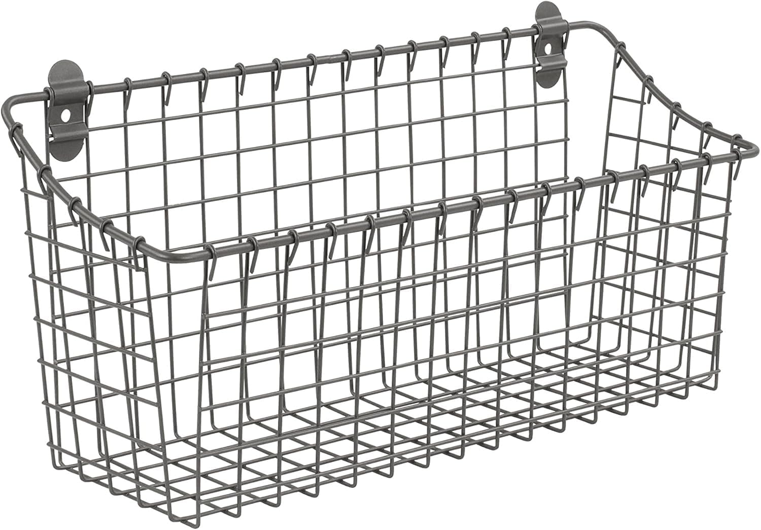 Large Wire Wall‑Mounted Storage Basket
