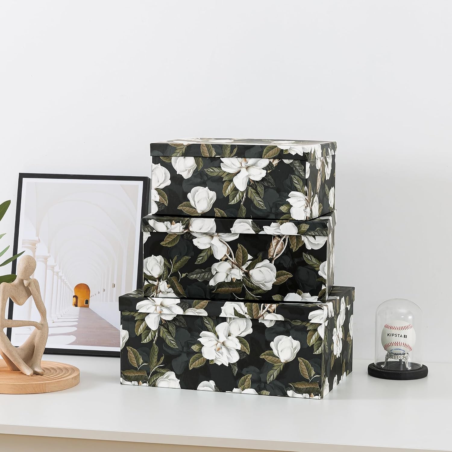 Decorative Storage Boxes With Lids Set