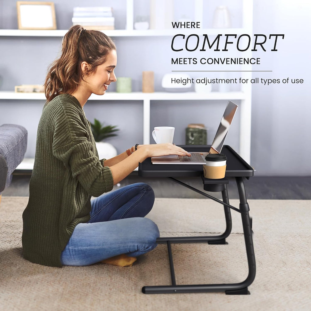 Adjustable Foldable Multifunctional TV Tray Table