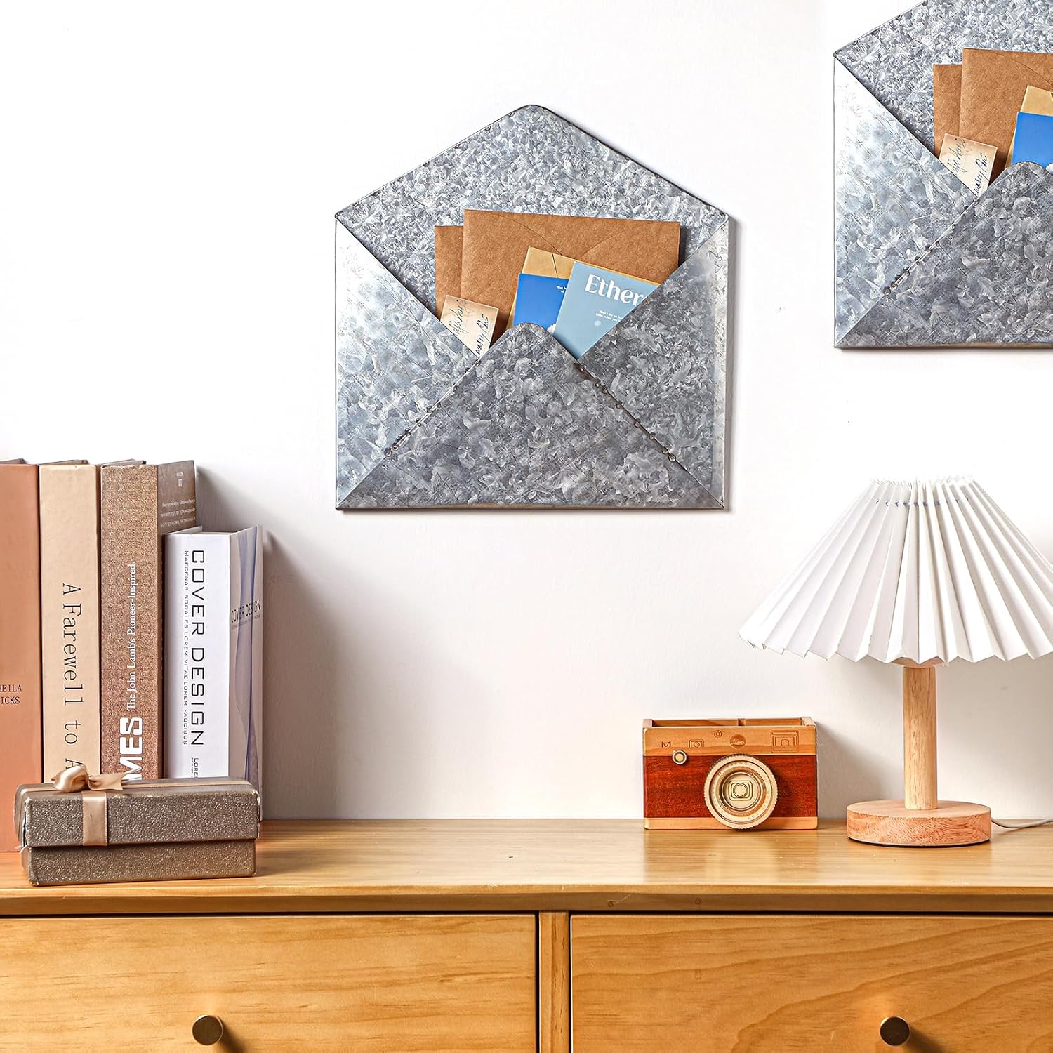 Rustic Metal Wall‑Mounted Mail Holders