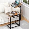Adjustable Foldable Couch Side Tray Tables Set