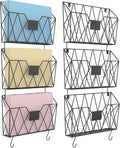 Mesh Wall‑Mounted File Organizer Set