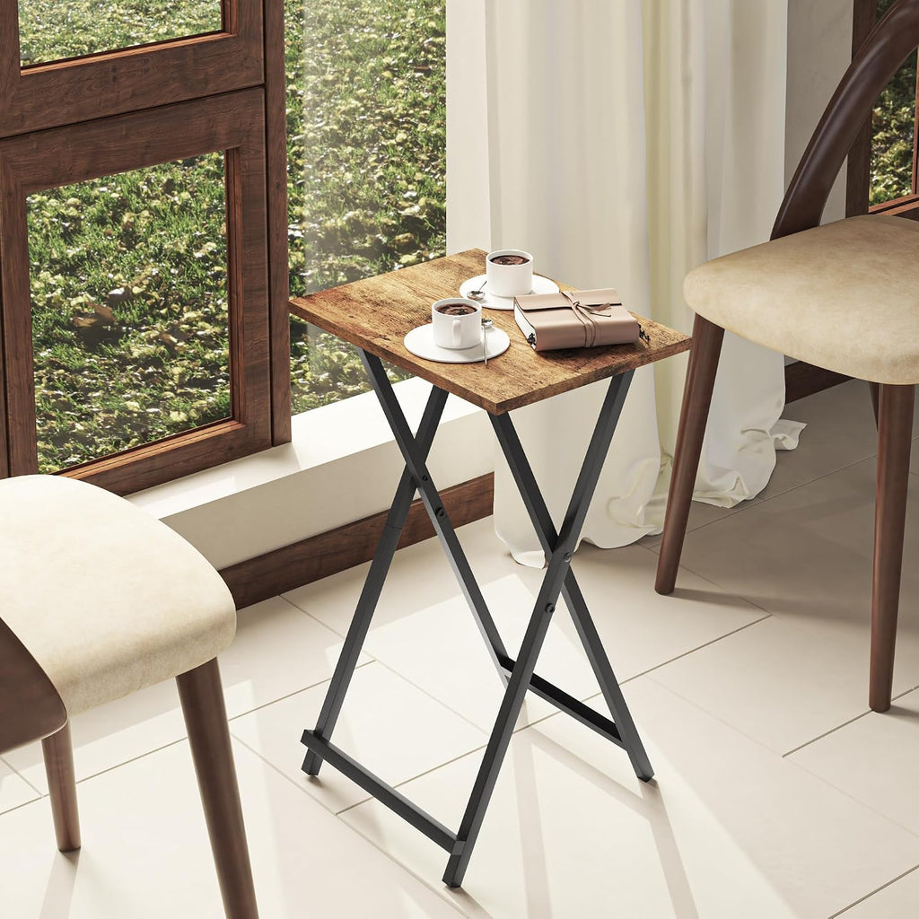 Portable Foldable TV Tray Tables Set