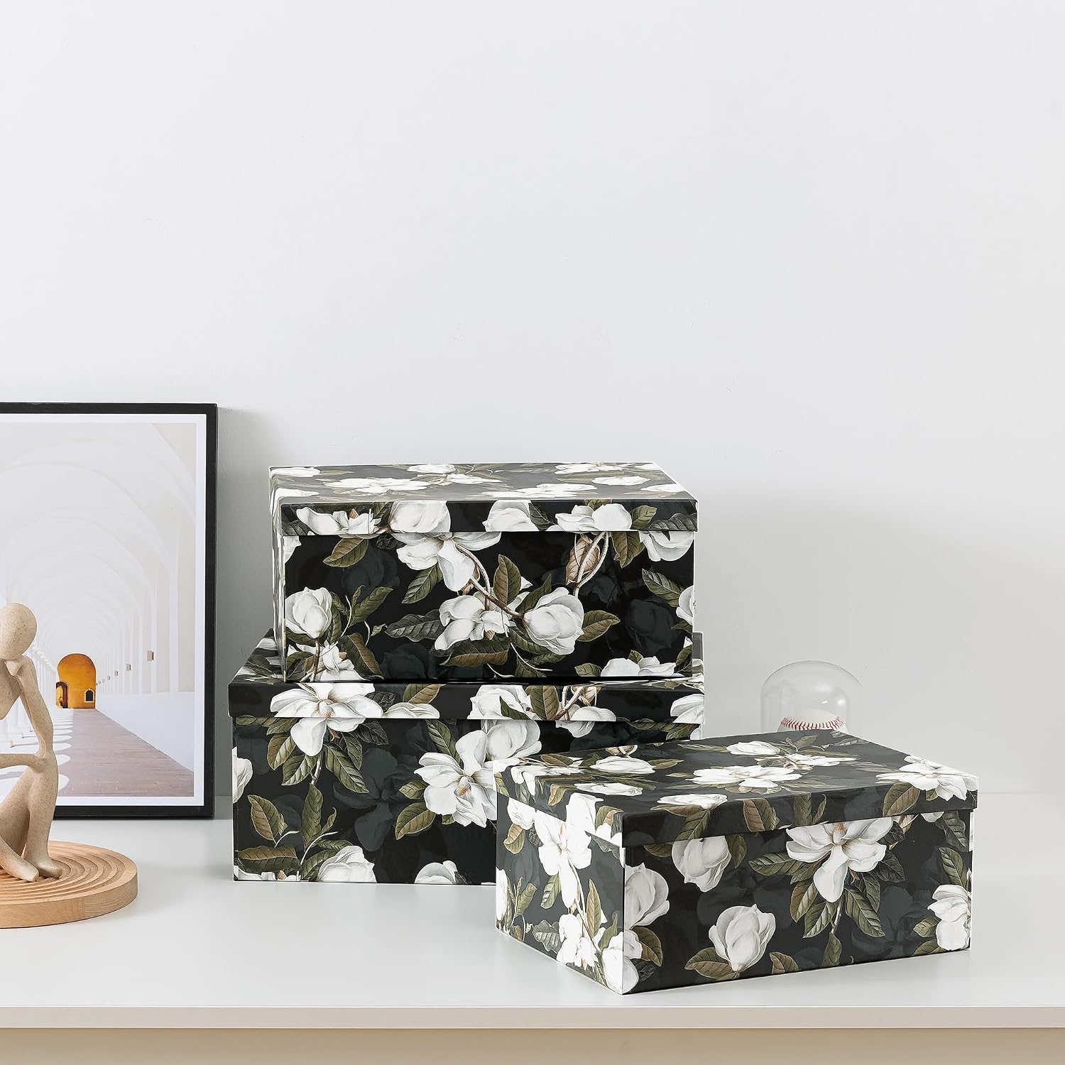 Decorative Storage Boxes With Lids Set