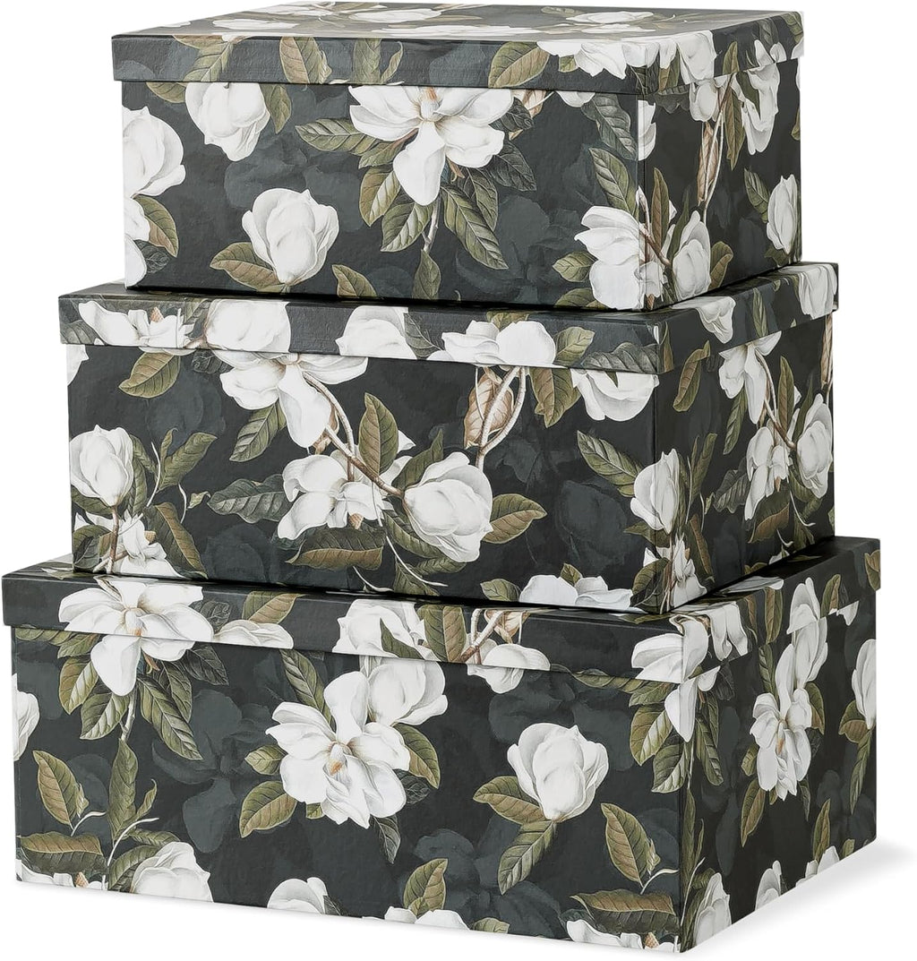 Decorative Storage Boxes With Lids Set