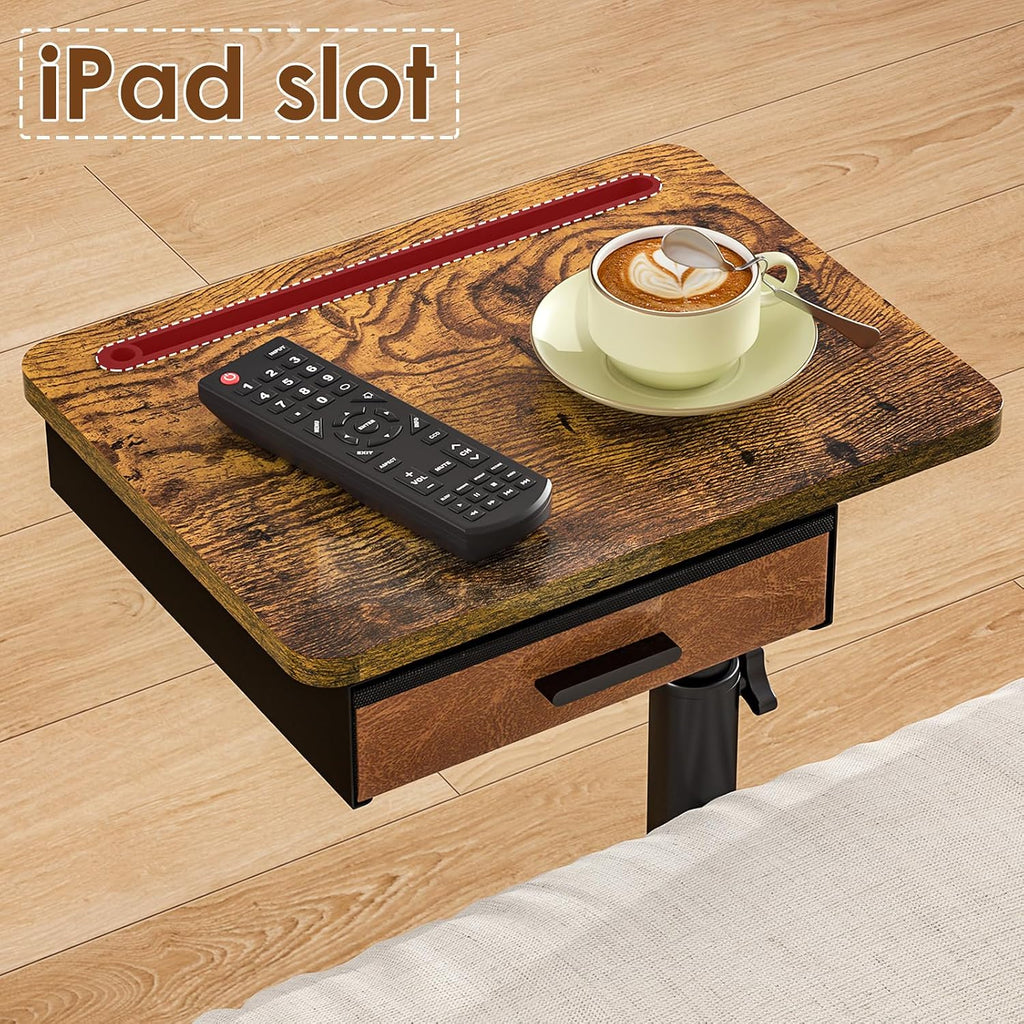 Swivel Adjustable Couch TV Tray Table
