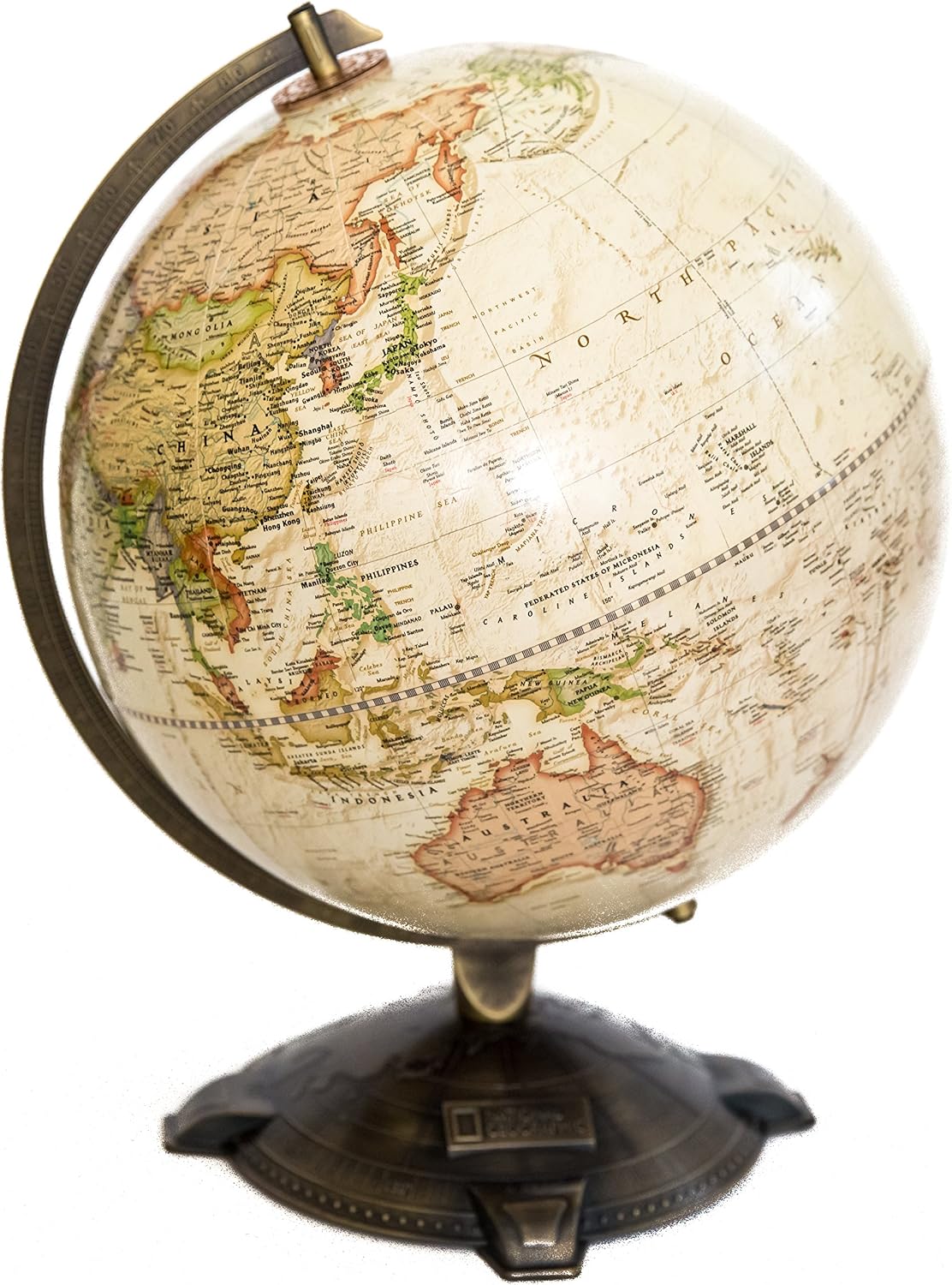 12‑Inch Vintage Antique World Globe