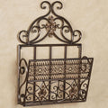 Bronze Metal Wall‑Mounted Mail Organizer